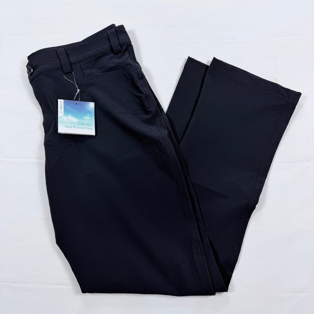 Willit Women Hiking Pants UPF 50+ Sun Protection Stretch Quick Size 10‎ Navy NWT